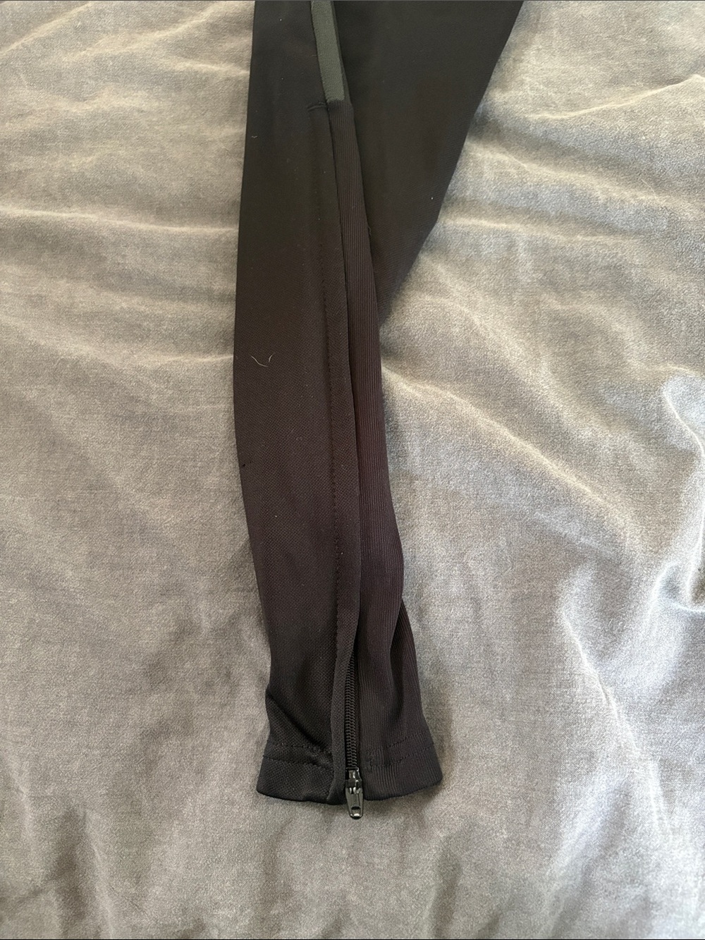 adidas Black Joggers with Dark Gray Accent Stripes - Picture 2 of 6